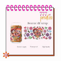 Boho PPG UV DTF Cup wrap
