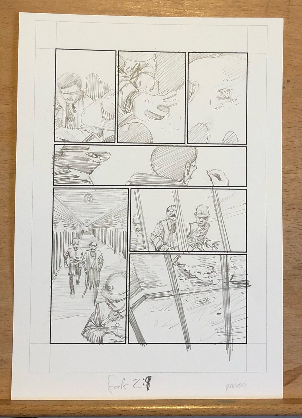 Image of Fort issue 2 page 9 pencils