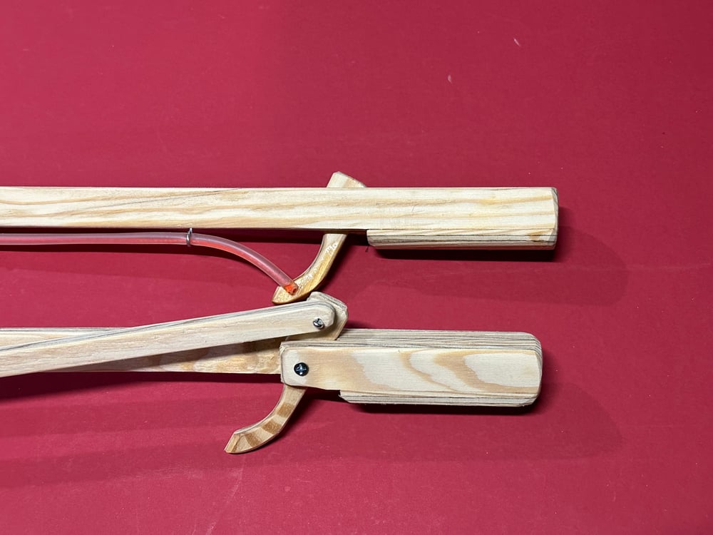 Original Block’em Pop’em WoodBots with weapon set of 4