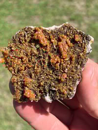 Image 5 of Vanadinite On Black Barite Specimen #2480