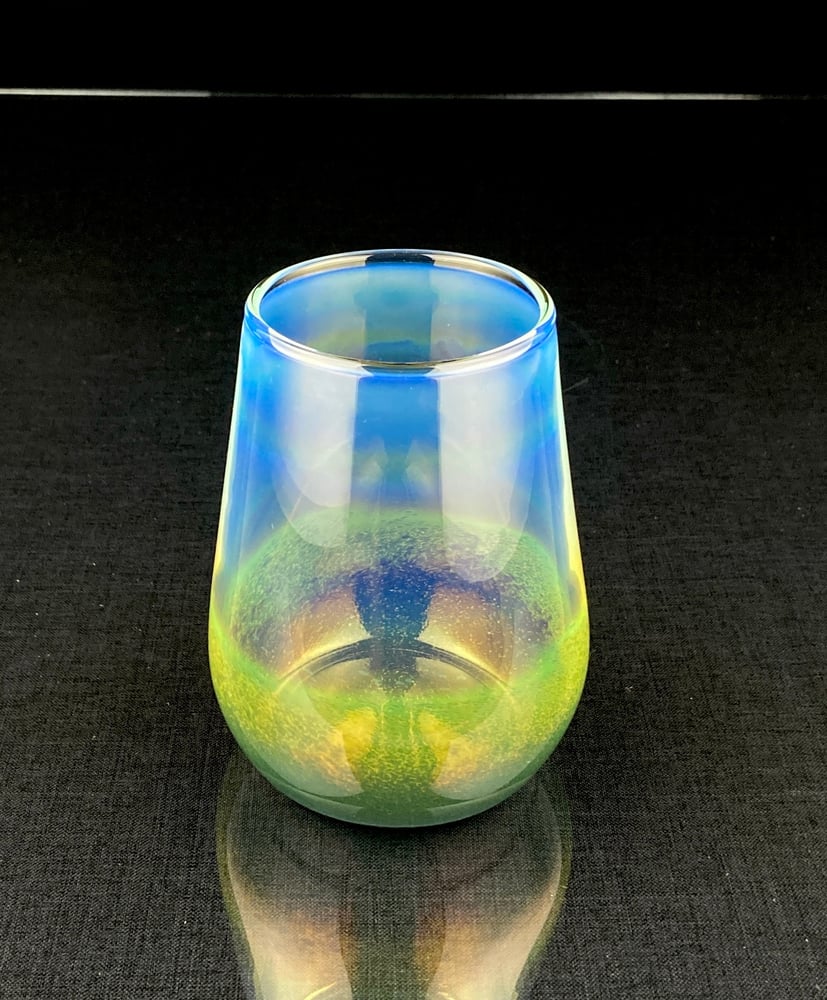 Image of Frit Tumbler - Amazon Lagoon no.1 