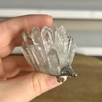 Image 1 of Clear Quartz Hedgehogs ($12)