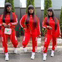 Image 2 of Kimmie Red 2 piece set