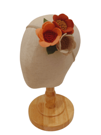 Image 2 of Handmade Felt Floral Headband (B)