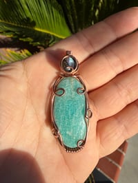 Image 1 of Amazonite & abalone