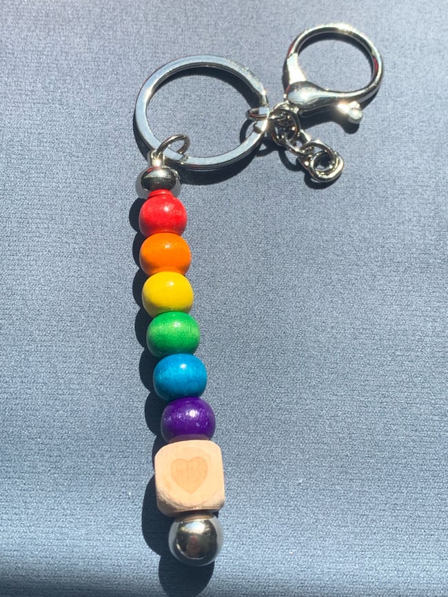 Beaded keychains