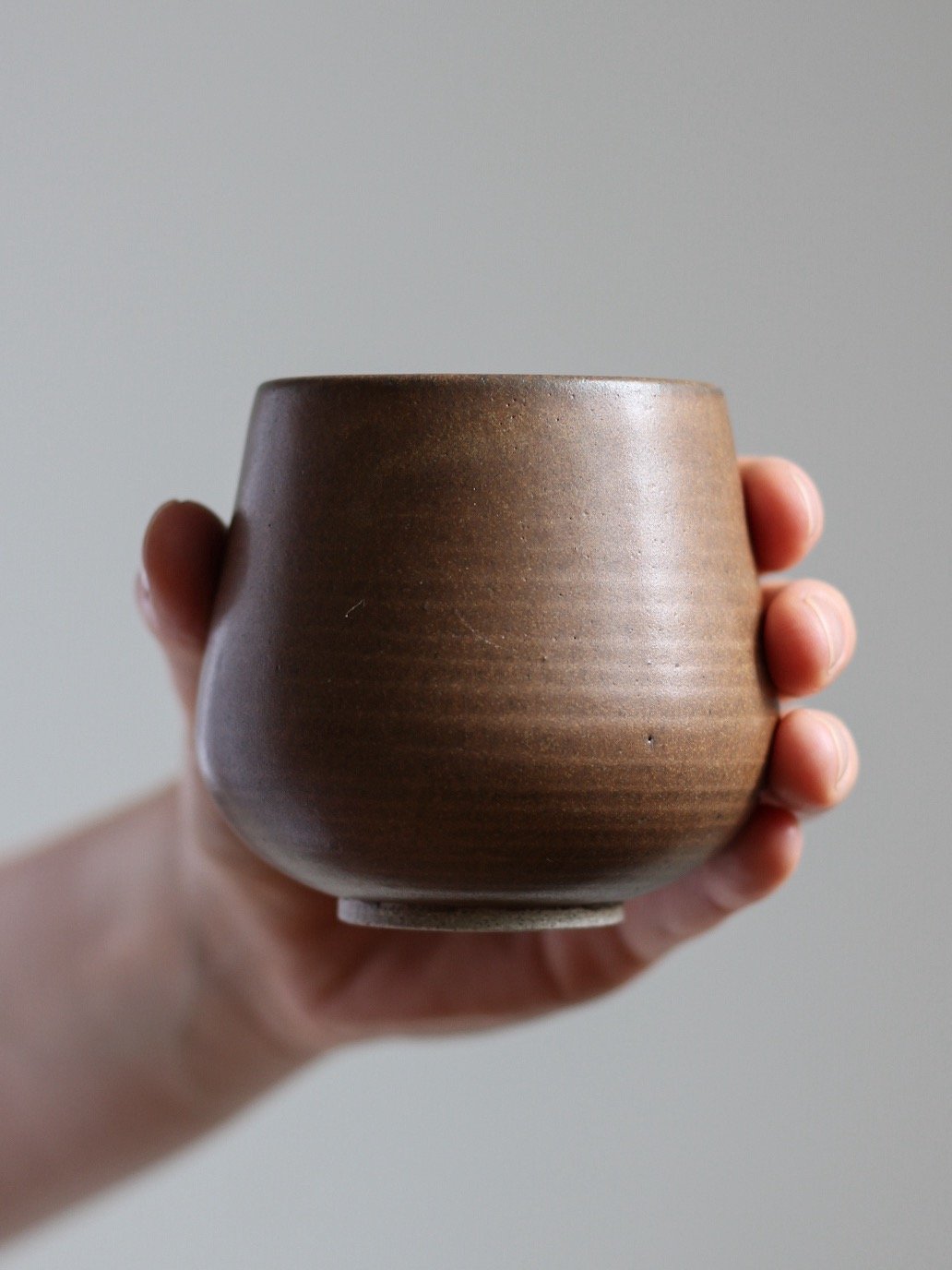 Image of large cup in textured tamba