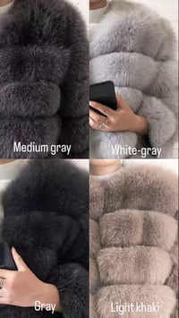 Image 3 of 100% Fox Fur Coat