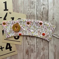 Image 1 of “Autumn Meadows” Quilted Hot/Cold Cup Cozy