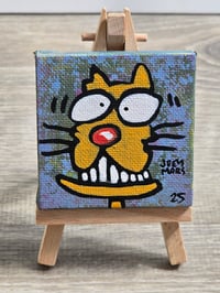 Image 4 of Spe 3 2.5x2.5 Inch Original Painting by Joey Mars 