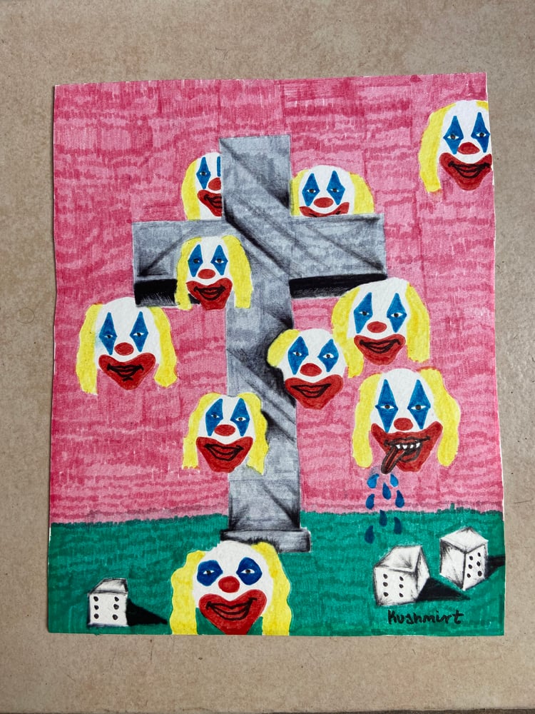 Image of Cross and clown  🤡