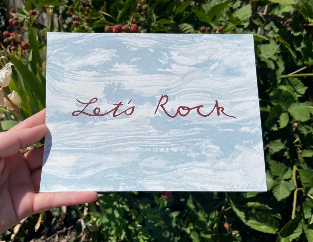 Image of Let’s Rock ~ FWWM screenprint