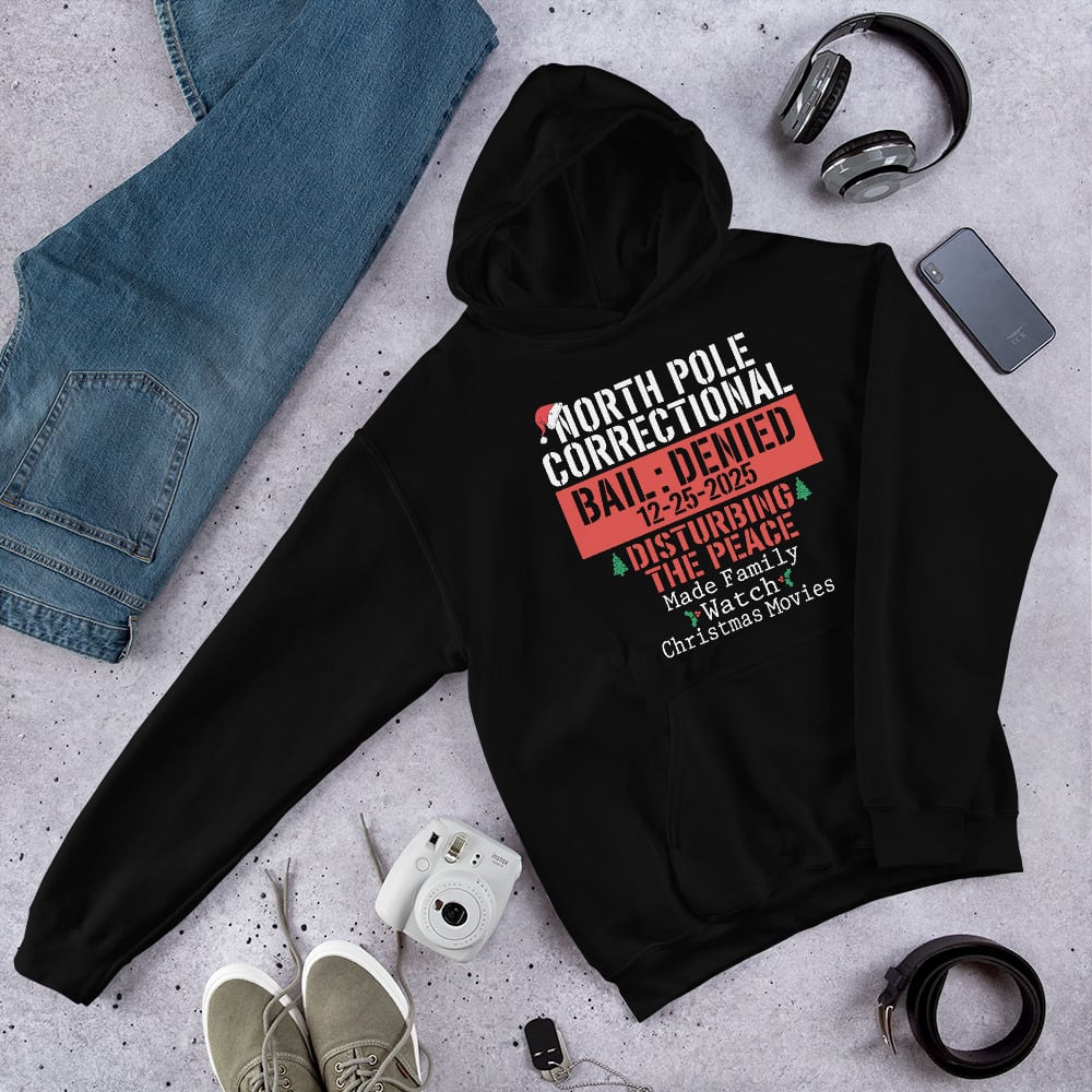 Unisex Christmas Hoodie, Funny holiday Hoodie