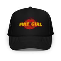 Image 2 of FINE GIRL Foam Trucker Hat
