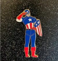 Image 3 of  Cap and his Gals Enamel Pin Set