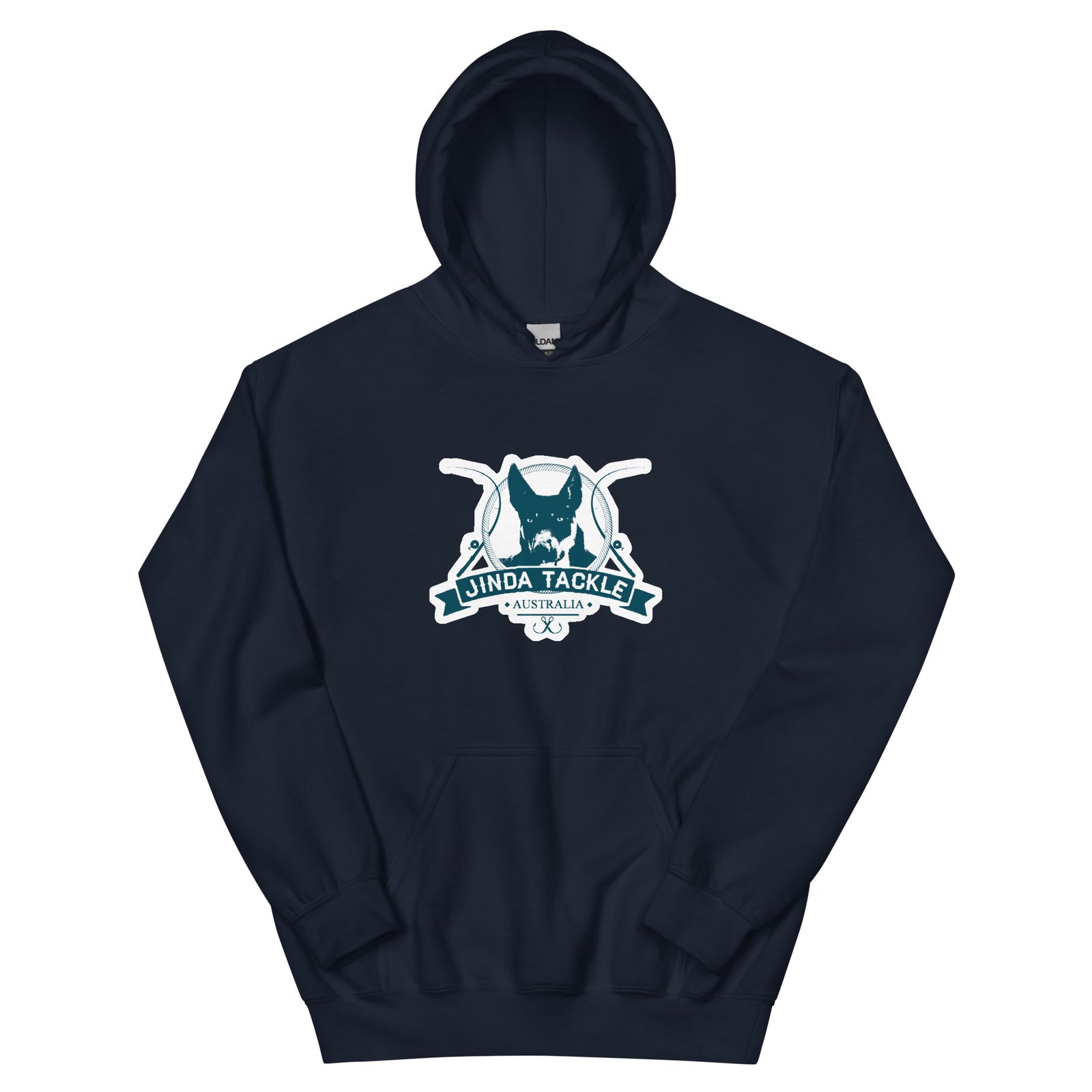 OPTICAL STAR OG logo hoodie LOGO zip hoodie (Navy)