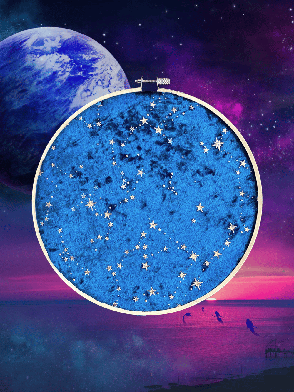 Image of Velvet Galaxy (TEAL BLUE)