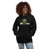Women's Black Hoodie with Olive Logo