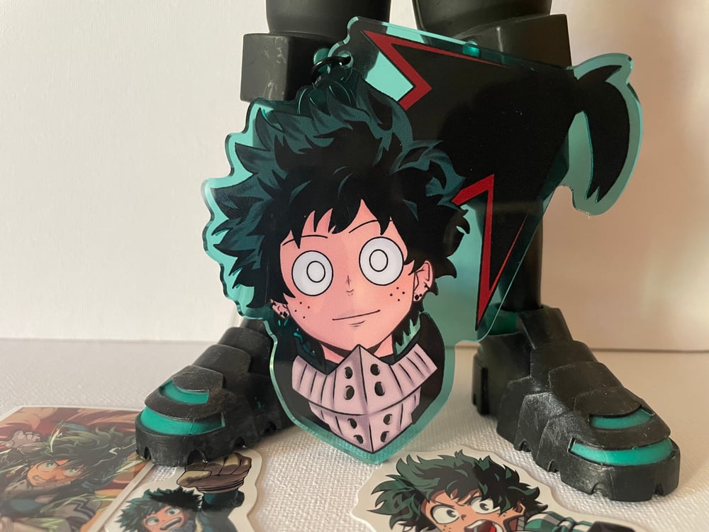 Image of Deku Acrylic Keychains