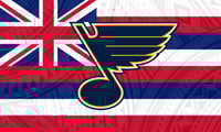 Saint Louis Blues Hawaiian Flag 