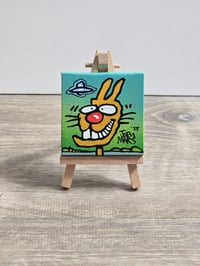 Image 3 of Spe 11 2.5x2.5 Inch Original Painting by Joey Mars