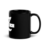 Image 5 of Lower AZ Logo White Black Glossy Mug