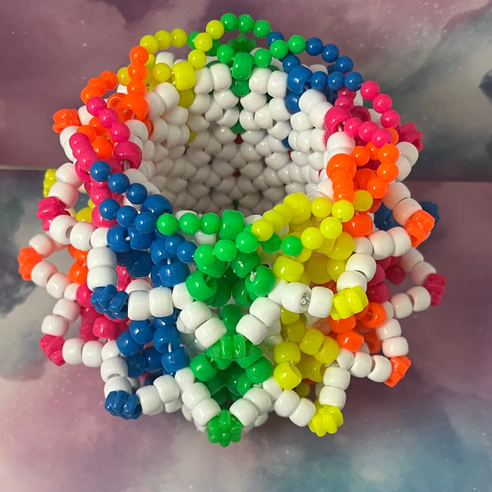 Image of Neon Epic Fidget Kandi Cuff