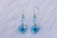 Image 2 of ‘happy frogs’ drop earrings