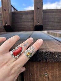 Image 1 of Yellow Tourmaline Ring size 8