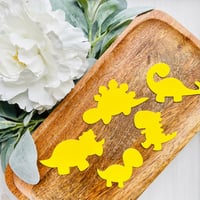 Image 1 of Dino Snap Clips- Embellishments DIE-Cut 373