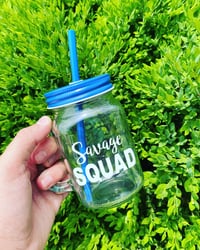 Image 3 of Glass Cup w/ lid 