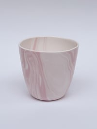 Image 1 of Pink marbled tumbler 