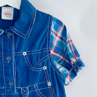 Image 1 of Oilily Denim Check Dress Size 6 years 