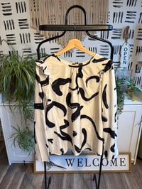 Image 1 of Black and white me top