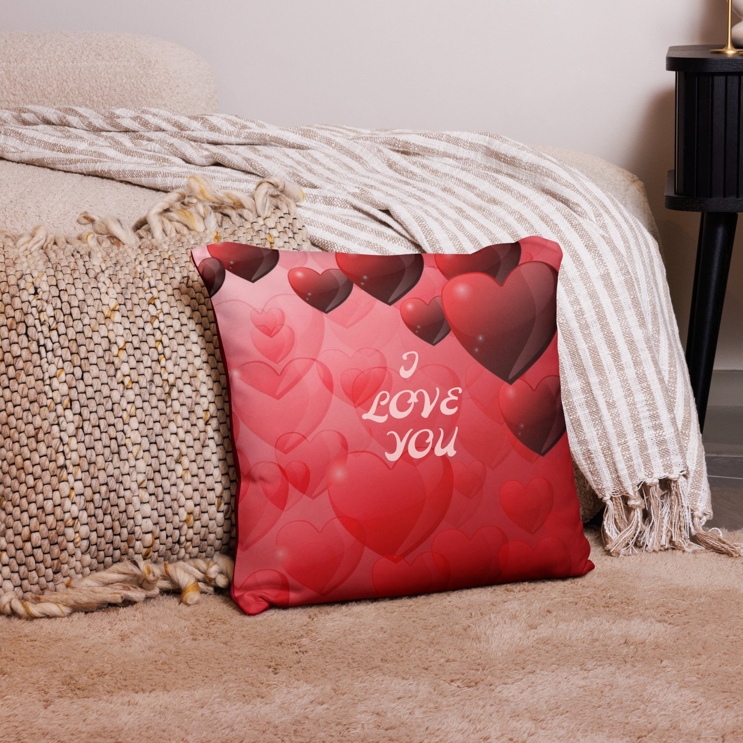 Image of I love you  Pillow