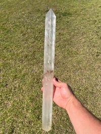 Image 9 of Large Smoky Quartz Generator With Rainbows Statement Piece #1367