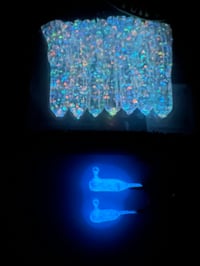 Image 1 of Glow Mini Jig Collab Pack Blue TUGA.LEADHEADS