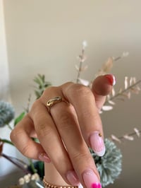 Image 4 of Infinity 14ct ring 