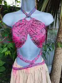 Image 3 of MYLA Tassel Top Neon pink
