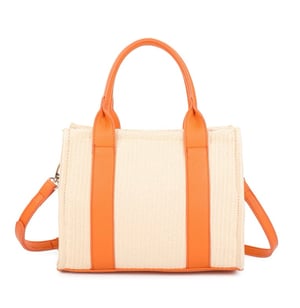 Image of Small Straw Tote Bag