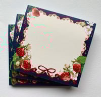 Image 1 of Strawberry sticky notes