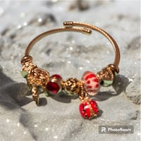 Image 3 of LadyBug Charm Bracelet