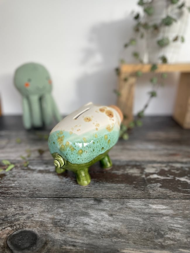 Green Piggy Bank