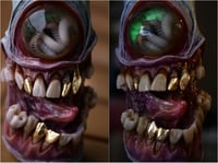 Image 2 of Parasite cyclops - Glow in the Dark Bic Lighter Sleeve OOAK