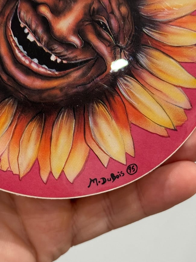 Mike Dubois 1995 Sunflower 5” Sticker 