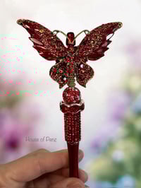 Image 2 of Journal Set With Red Butterfly Pen