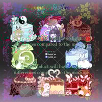 Image 1 of Chrome Danmei Cake Enamel Pins [IN HANDS]