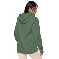 Image 8 of What's The Use Embroidered Unisex Pigment-Dyed Hoodie