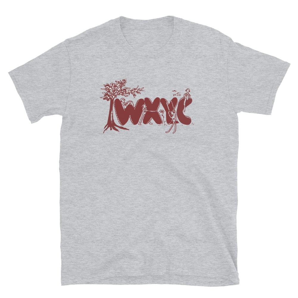 Image of WXYC Shirt - Red Design