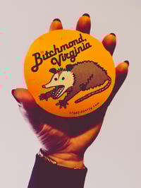Image 1 of Bitchmond Sticker - Round (NEW)